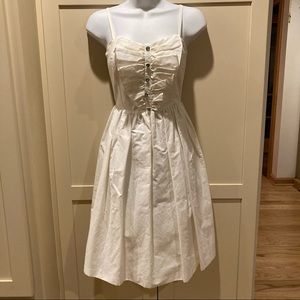 White ruffle dress 🍭